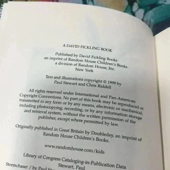 The edge chronicles Stormchaser book hard‎ back - Picture 8 of 10